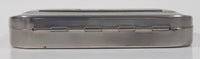 Vintage Marijuana Leaf Engraved Metal Cigarette Joint Maker Machine Case