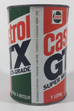 Vintage Castrol GTX Super Multi-Grade 10W/30 Motor Oil One Litre Metal Can FULL