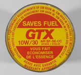 Vintage Castrol GTX Super Multi-Grade 10W/30 Motor Oil One Litre Metal Can FULL