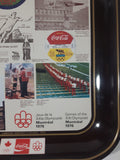 Vintage 1976 Coca-Cola Montreal Summer Olympic Games Metal Beverage Serving Tray