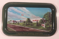 Vintage 1979 Coca Cola Calgary Plant Opening June 11 1979 Green Metal Beverage Serving Tray