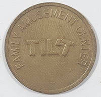 Tilt Family Amusement Center No Cash Value Metal Token Coin