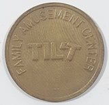 Tilt Family Amusement Center No Cash Value Metal Token Coin