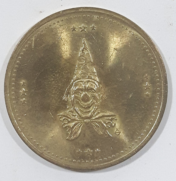 Clown Themed No Cash Value No Refund Metal Games Token Coin