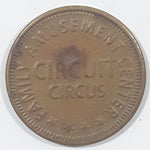 Circuit Circus Family Amusement Center Metal Game Token Coin