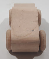 Sports Car Style 3" Long Wood Toy Vehicle