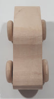 Sports Car Style 3" Long Wood Toy Vehicle