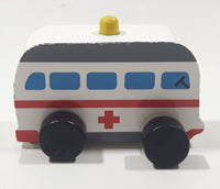 Zhejiang Huangyan Xingbo Crafts Factory Ambulance 3 1/4" Long Wood Toy Vehicle