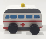 Zhejiang Huangyan Xingbo Crafts Factory Ambulance 3 1/4" Long Wood Toy Vehicle