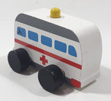 Zhejiang Huangyan Xingbo Crafts Factory Ambulance 3 1/4" Long Wood Toy Vehicle