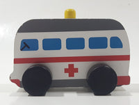 Zhejiang Huangyan Xingbo Crafts Factory Ambulance 3 1/4" Long Wood Toy Vehicle