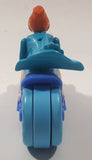 2017 McDonald's Universal Studios Despicable Me 3 Lucy Wilde Character 4 1/2" Long Plastic Toy Motorcycle Motorbike Vehicle