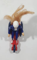 2000 McDonald's Barbie Doll Becky in Wheelchair 3 1/2" Tall Plastic Toy Vehicle