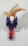 2000 McDonald's Barbie Doll Becky in Wheelchair 3 1/2" Tall Plastic Toy Vehicle