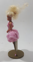 1994 McDonald's Mattel Barbie and Friends Locket Surprise Pink Dress 4 3/8" Tall Plastic Toy Figure