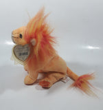 2000 Ty Beannie Babies Bushy The Lion Stuffed Plush Toy New with Tags