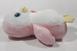 2010 Ty Pluffies Pammy Penguin Pink and White 9" Plush Stuffed Animal Toy New with Tags