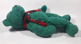 2000 Ty Beanie Wallace Green Teddy Bear 13" Tall Plush Stuffed Animal Toy New with Tags