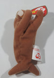1999 McDonald's Ty Beanie Babies Tusk The Walrus Stuffed Plush Toy New with Tags