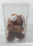 1995 Ty Beanie Babies Ears The Bunny Rabbit Stuffed Plush Toy New with Tags in Display Case