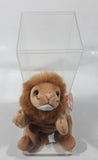 1996 Ty Beanie Babies Roary The Lion Stuffed Plush Toy New with Tags in Display Case