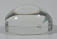 Octagon Shaped Dome 1 5/8" Clear Paper Weight Reverse Magnifier