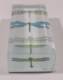 Dragonfly Themed 1 3/8 x 3 7/8" Clear Paper Weight Corner Chips