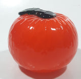 Vintage Art Glass Fruit Orange 3" Tall Ornament