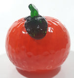 Vintage Art Glass Fruit Orange 3" Tall Ornament