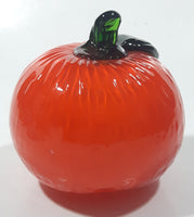 Vintage Art Glass Fruit Orange 3" Tall Ornament