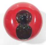 Vintage Art Glass Fruit Red Apple 3 1/2" Tall Ornament