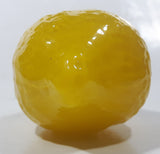 Vintage Art Glass Fruit Yellow Lemon 5" Tall Ornament