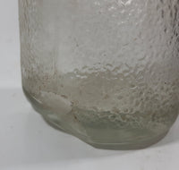Vintage Coca-Cola Coke 45 Cent 9 1/2" Tall 355ml Paper Label Thumbprint Blurred Glass Soda Pop Bottle