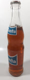 Vintage Fanta Orange 9 3/4" Tall 10 Fl Ozs Glass Soda Pop Bottle Full Unopened