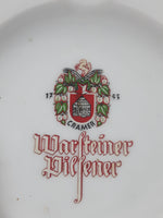 Vintage Rastal Werk Warsteiner Pilsener 1753 Cramer 5 3/4" White Porcelain Ash Tray