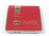 Vintage H. & J. van Schuppen N.V. Veenendaal-Holldan Panter Senoritas Furore Red Tin Metal 20 Cigar Case Holder Made in Holland