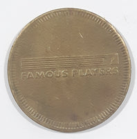 Vintage Famous Players Tech Town Gaming Game Token Metal Coin