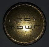 Vintage Famous Players Tech Town Gaming Game Token Metal Coin