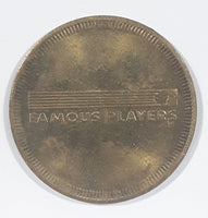 Vintage Famous Players Tech Town Gaming Game Token Metal Coin