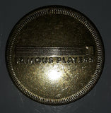 Vintage Famous Players Tech Town Gaming Game Token Metal Coin