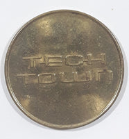 Vintage Famous Players Tech Town Gaming Game Token Metal Coin