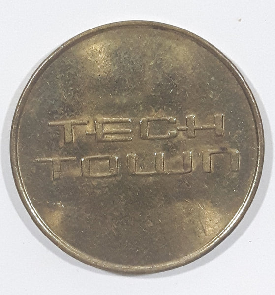 Vintage Famous Players Tech Town Gaming Game Token Metal Coin