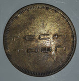 Vintage Famous Players Tech Town Gaming Game Token Metal Coin