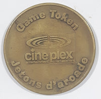 Vintage Famous Players Cineplex Odeon Galaxy No Cash Value Gaming Game Token Metal Coin