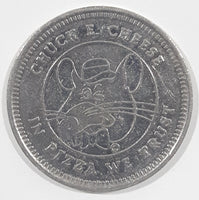 Chuck E. Cheese In Pizza We Trust Gaming Game Token Metal Coin