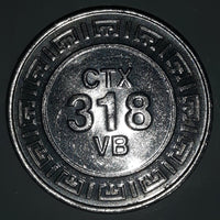 Vintage USA Van Brook of Lexington INC. Trial Token CTX 318 VB No Cash Value Token Metal Coin