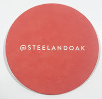 S & O Steel And Oak 3 1/2" Paper Beverage Drink Coaster