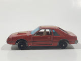 Vintage Yatming No. 1067 Ford Mustang Turbo Cob Red Die Cast Toy Car Vehicle with Opening Doors Missing Tires