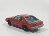 Vintage Yatming No. 1067 Ford Mustang Turbo Cob Red Die Cast Toy Car Vehicle with Opening Doors Missing Tires