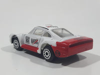 RealToy 1986 Porsche 959 Koenig Charles Sunny #63 White Die Cast Toy Race Car Vehicle